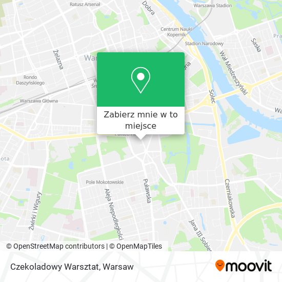 Mapa Czekoladowy Warsztat