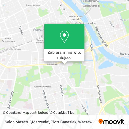 Mapa Salon Masażu \Marzenie\ Piotr Banasiak