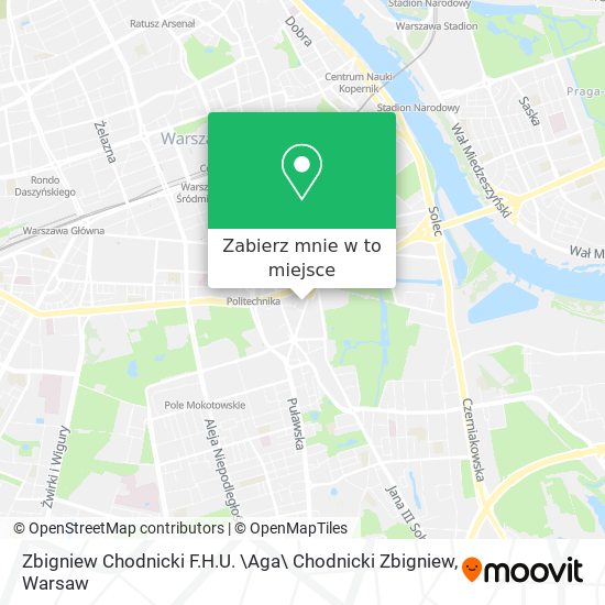 Mapa Zbigniew Chodnicki F.H.U. \Aga\ Chodnicki Zbigniew