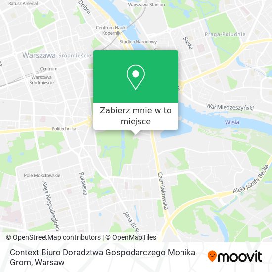 Mapa Context Biuro Doradztwa Gospodarczego Monika Grom