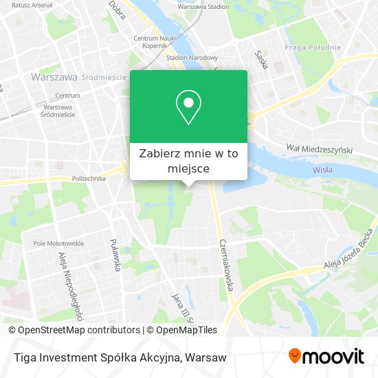 Mapa Tiga Investment Spółka Akcyjna