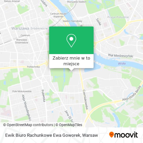 Mapa Ewik Biuro Rachunkowe Ewa Goworek