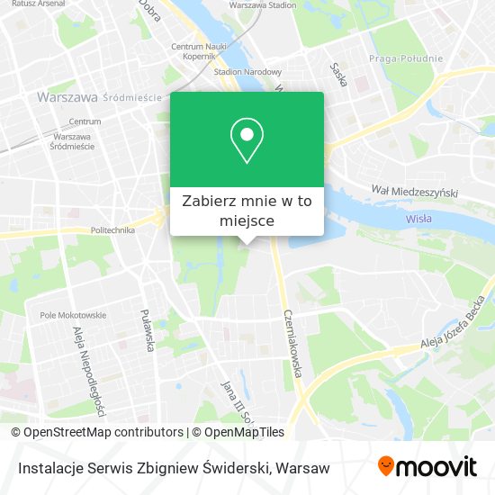 Mapa Instalacje Serwis Zbigniew Świderski