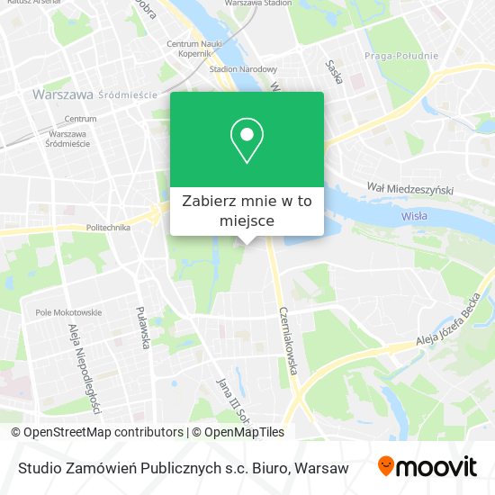 Mapa Studio Zamówień Publicznych s.c. Biuro