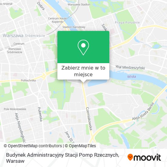 Mapa Budynek Administracyjny Stacji Pomp Rzecznych