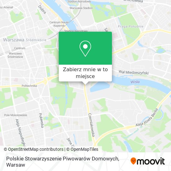 Mapa Polskie Stowarzyszenie Piwowarów Domowych