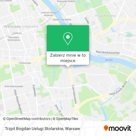 Mapa Trzpil Bogdan Usługi Stolarskie