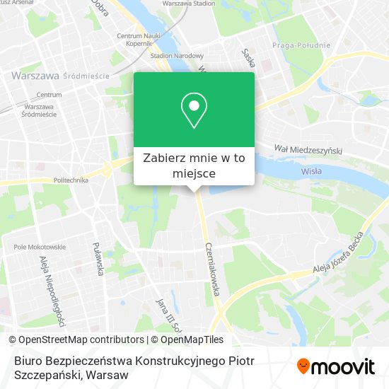 Mapa Biuro Bezpieczeństwa Konstrukcyjnego Piotr Szczepański