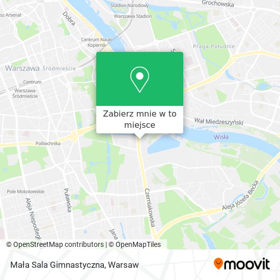 Mapa Mała Sala Gimnastyczna