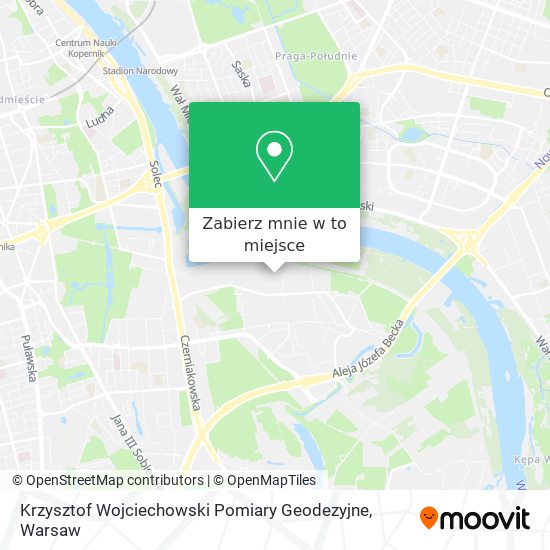 Mapa Krzysztof Wojciechowski Pomiary Geodezyjne