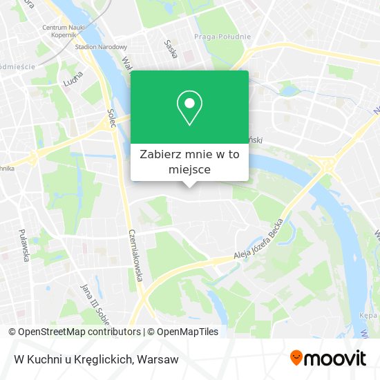 Mapa W Kuchni u Kręglickich