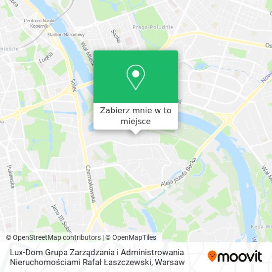 Mapa Lux-Dom Grupa Zarządzania i Administrowania Nieruchomościami Rafał Łaszczewski