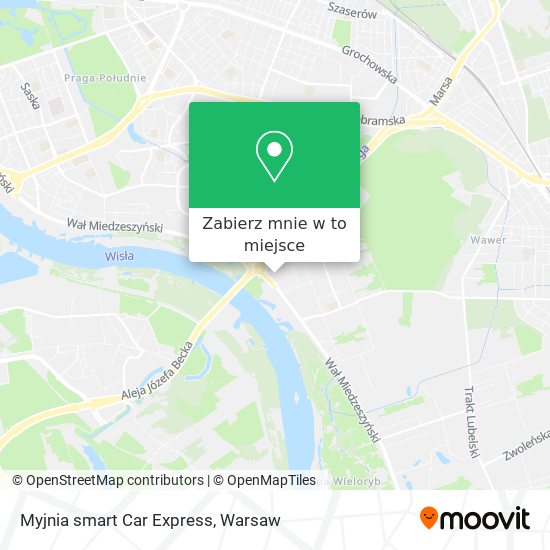 Mapa Myjnia smart Car Express