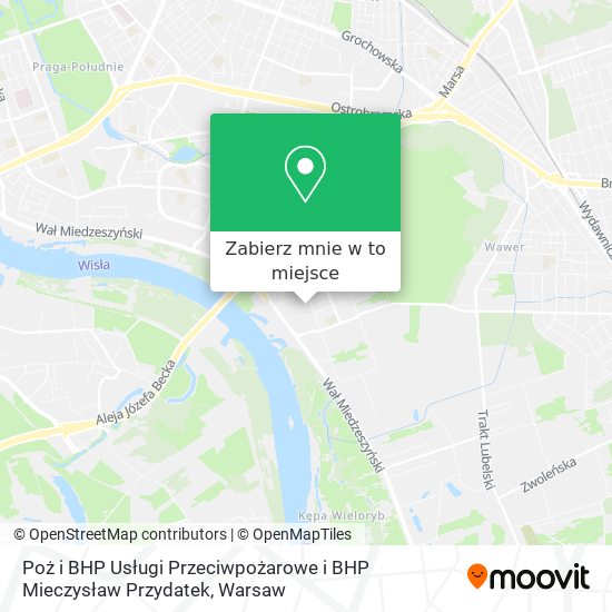 Mapa Poż i BHP Usługi Przeciwpożarowe i BHP Mieczysław Przydatek