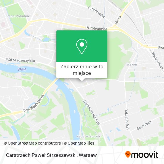 Mapa Carstrzech Paweł Strzeszewski