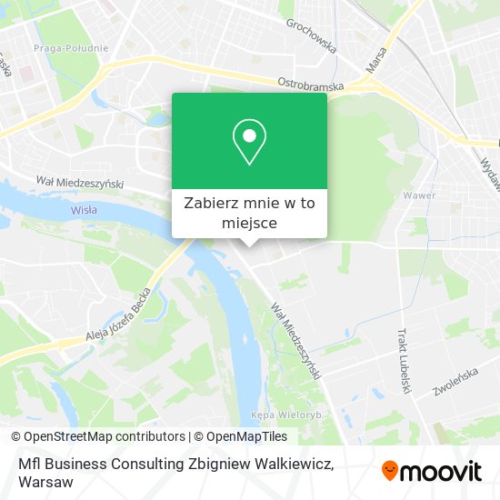 Mapa Mfl Business Consulting Zbigniew Walkiewicz