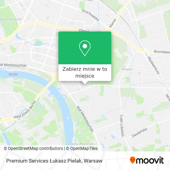 Mapa Premium Services Łukasz Pielak