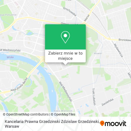 Mapa Kancelaria Prawna Grzedzinski Zdzislaw Grzedzinski