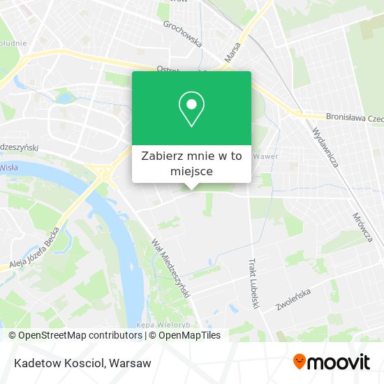 Mapa Kadetow Kosciol