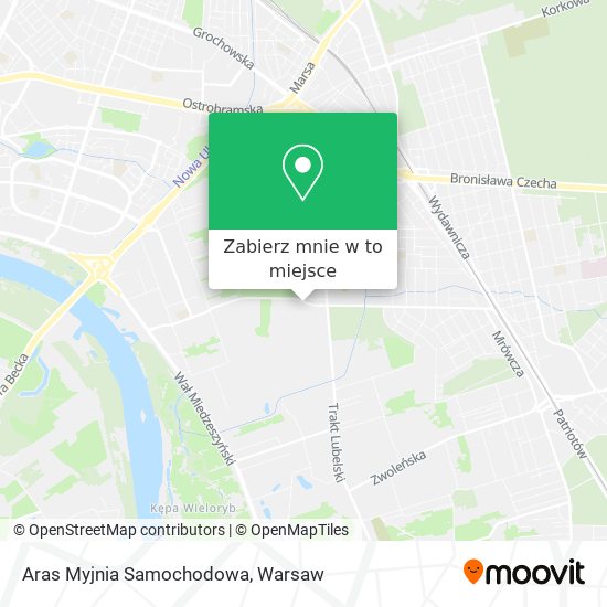 Mapa Aras Myjnia Samochodowa