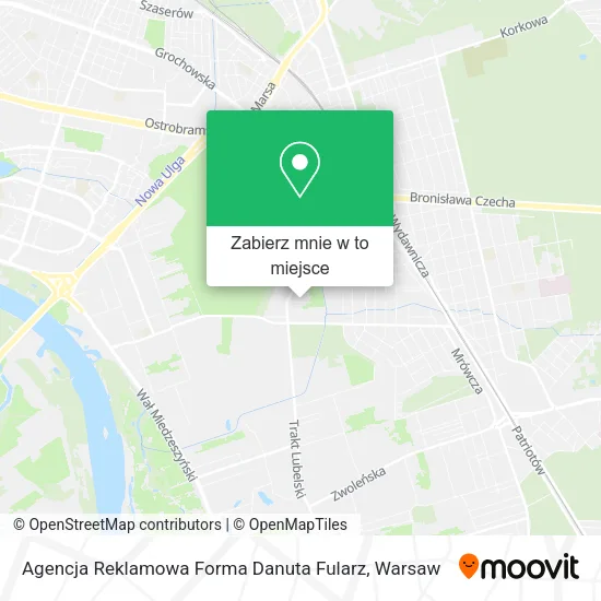Mapa Agencja Reklamowa Forma Danuta Fularz