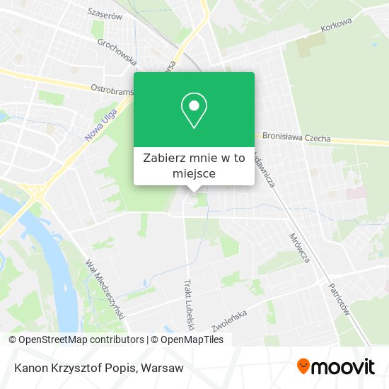 Mapa Kanon Krzysztof Popis