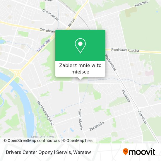 Mapa Drivers Center Opony i Serwis