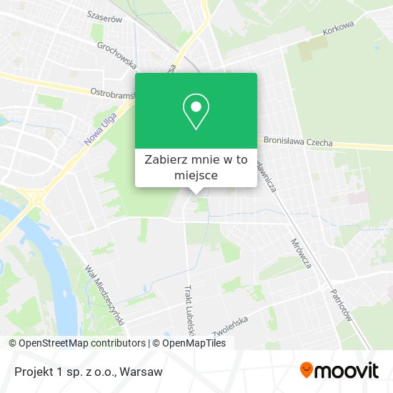 Mapa Projekt 1 sp. z o.o.