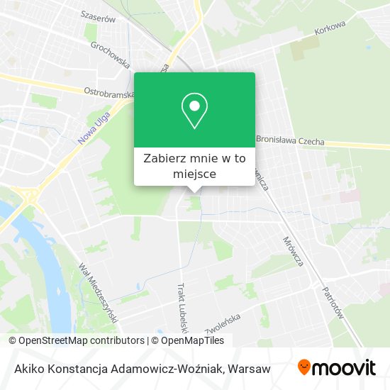 Mapa Akiko Konstancja Adamowicz-Woźniak