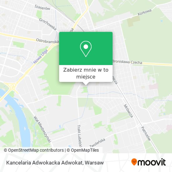 Mapa Kancelaria Adwokacka Adwokat