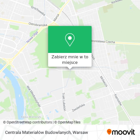 Mapa Centrala Materiałów Budowlanych