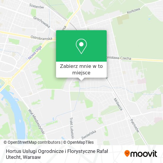 Mapa Hortus Usługi Ogrodnicze i Florystyczne Rafał Utecht