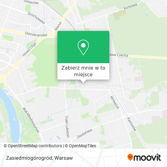 Mapa Zasiedmiogórogród