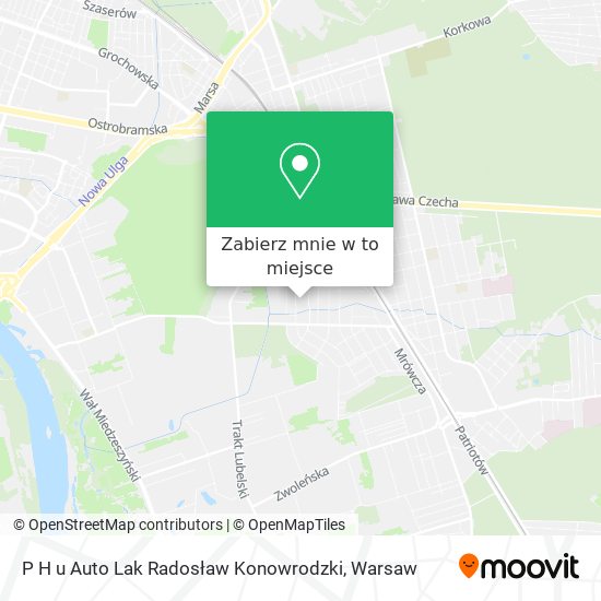 Mapa P H u Auto Lak Radosław Konowrodzki