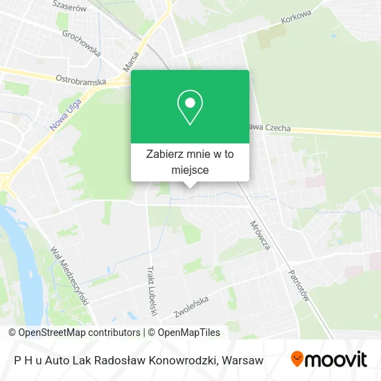 Mapa P H u Auto Lak Radosław Konowrodzki