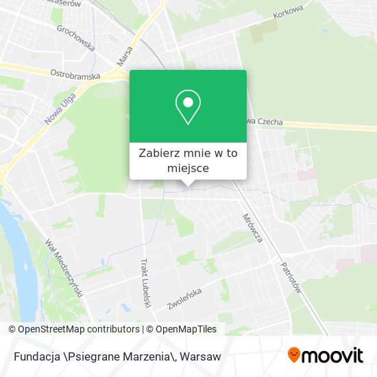 Mapa Fundacja \Psiegrane Marzenia\