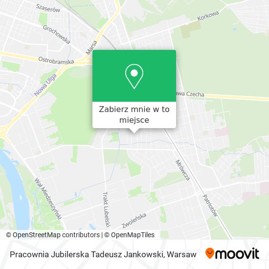 Mapa Pracownia Jubilerska Tadeusz Jankowski