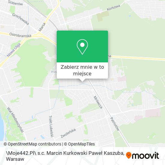 Mapa \Moje442.Pl\ s.c. Marcin Kurkowski Paweł Kaszuba