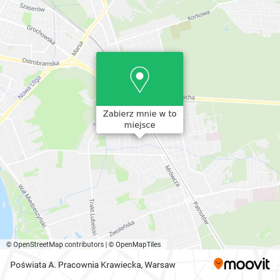 Mapa Poświata A. Pracownia Krawiecka