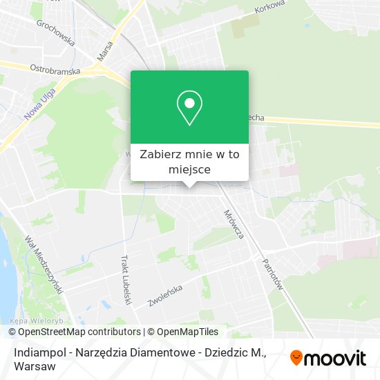 Mapa Indiampol - Narzędzia Diamentowe - Dziedzic M.