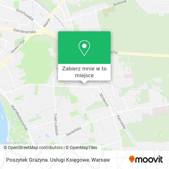 Mapa Poszytek Grażyna. Usługi Księgowe