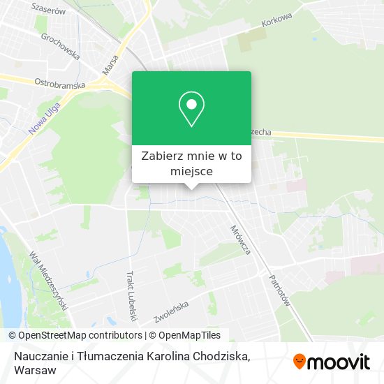 Mapa Nauczanie i Tłumaczenia Karolina Chodziska