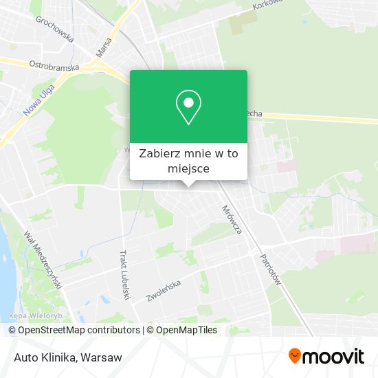 Mapa Auto Klinika