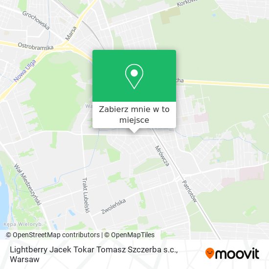 Mapa Lightberry Jacek Tokar Tomasz Szczerba s.c.