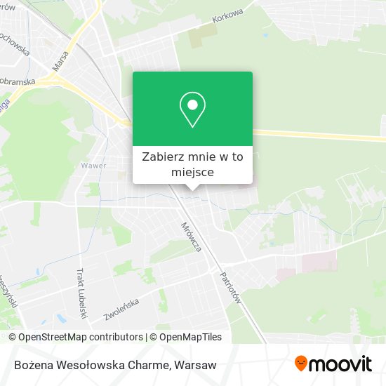 Mapa Bożena Wesołowska Charme