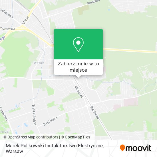 Mapa Marek Pulikowski Instalatorstwo Elektryczne