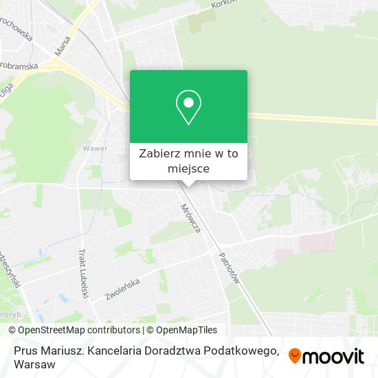 Mapa Prus Mariusz. Kancelaria Doradztwa Podatkowego