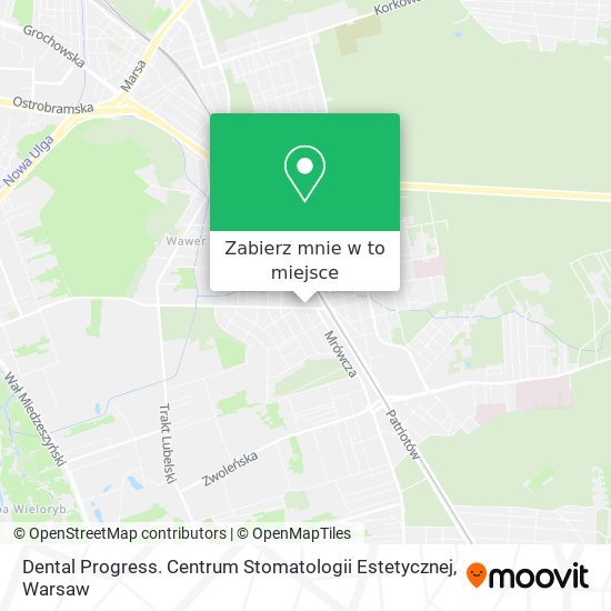 Mapa Dental Progress. Centrum Stomatologii Estetycznej