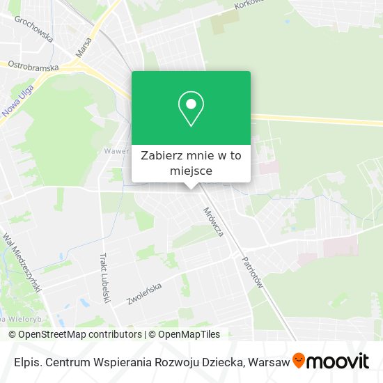 Mapa Elpis. Centrum Wspierania Rozwoju Dziecka