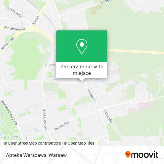 Mapa Apteka Warszawa